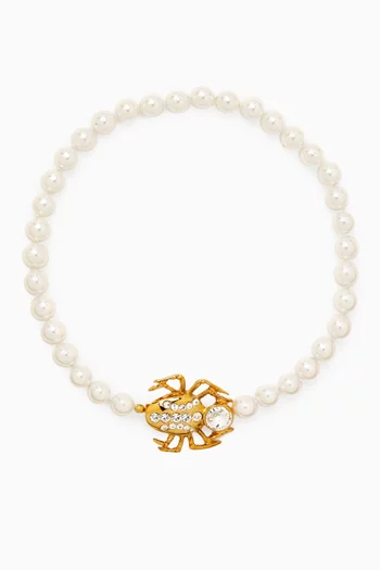 Pearl Spider Necklace