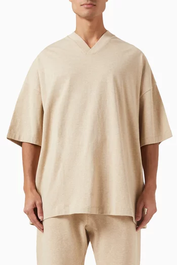 Essentials V-neck T-shirt in Cotton-jersey