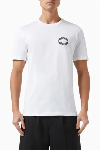 Loop Logo T-shirt in Organic Cotton Jersey
