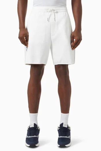 Logo-tape Shorts in Cotton-blend