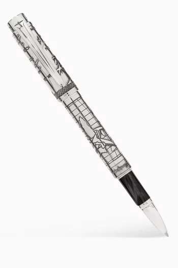 قلم حبر جاف إرنست هيمينجواي ترافلر فضة