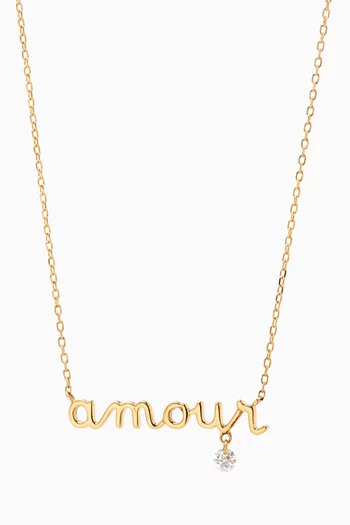 Danaé Diamond Necklace in 18kt Gold