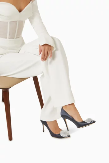 Safa 100 Embellished Pumps in Satin