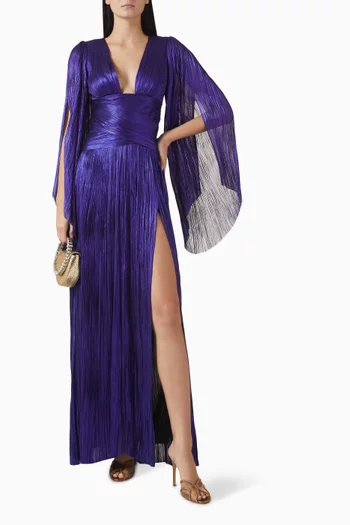 Alana Maxi Dress in Silk