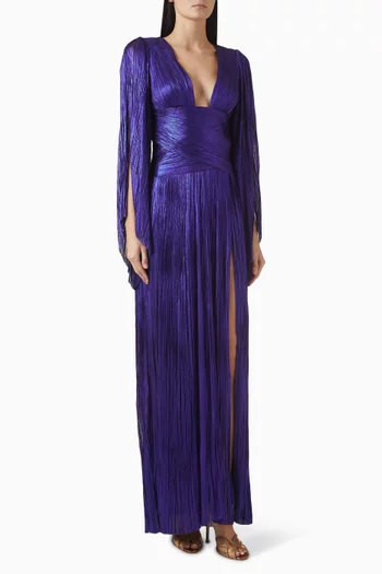 Alana Maxi Dress in Silk