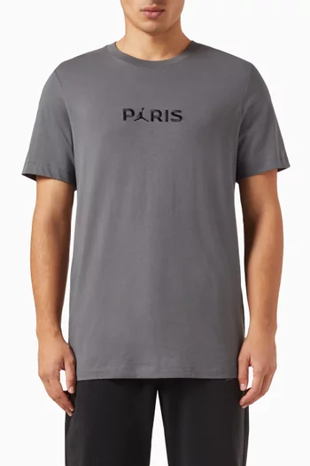 Paris Wordmark T-shirt in Jersey