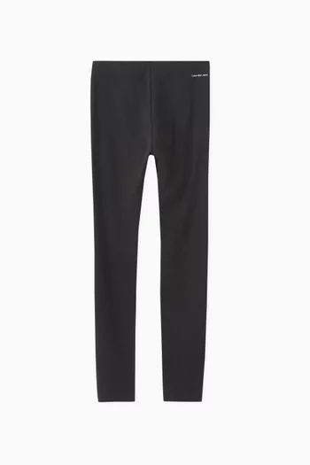 Logo Leggings in Cotton