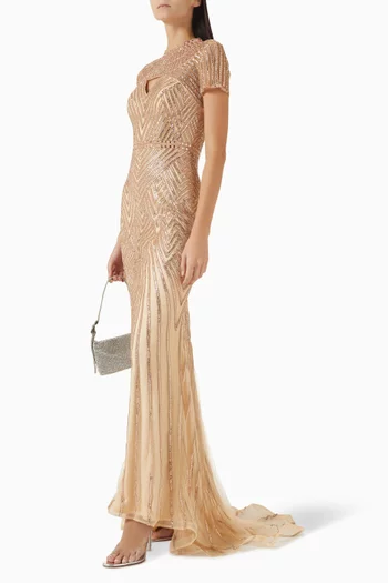 Bead-embellished Dress