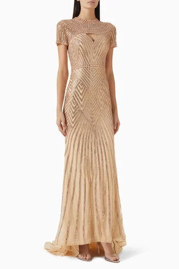 Bead-embellished Dress