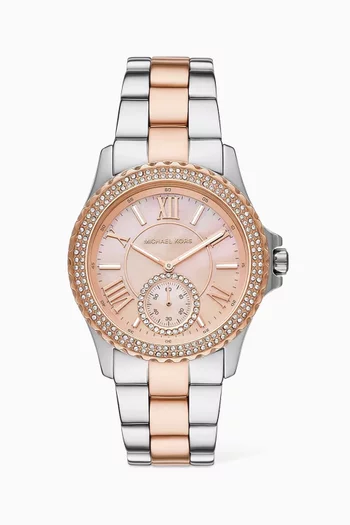 Everest Pavé Quartz Watch, 40mm