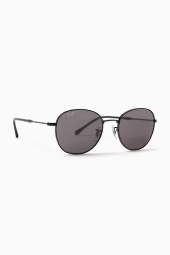 Round Sunglasses in Metal