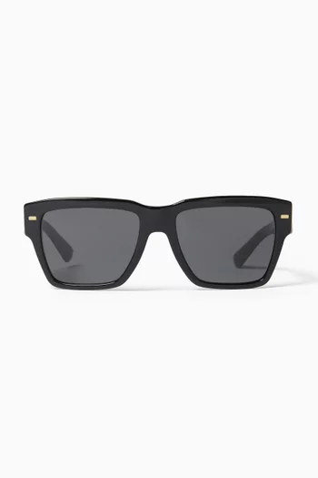 Square-frame Sunglasses in Acetate