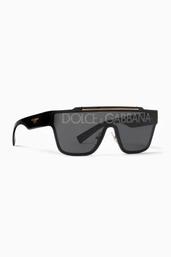 Visor Sunglasses in Acetate