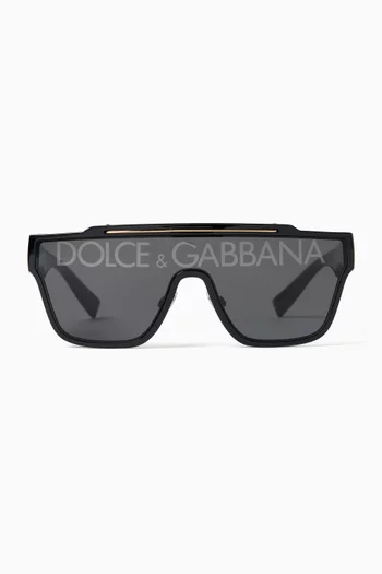 Visor Sunglasses in Acetate