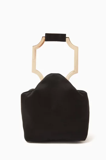 Mini Ingrid Top-handle Bag in Satin