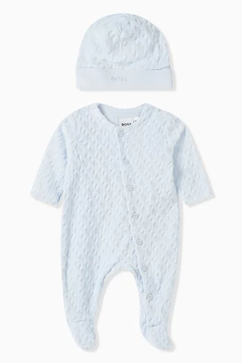 Monogram Pyjama Gift Set in Cotton