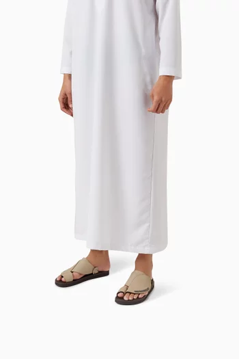 حذاء مفتوح بياتو فيلا إنفليتا بإضافات بلون مغاير جلد غزال