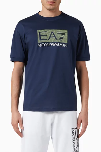 EA7 Logo Series T-Shirt in Cotton