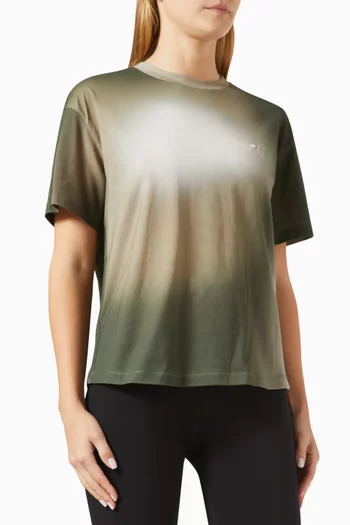 Camouflage Effect T-shirt in Cotton
