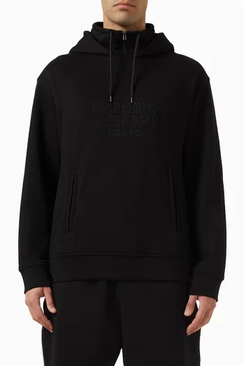 Logo Hoodie in French Cotton Terry