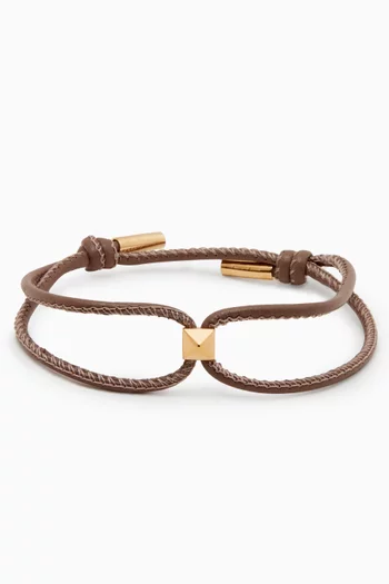 Valentino Garavani Rockstud Bracelet in Leather
