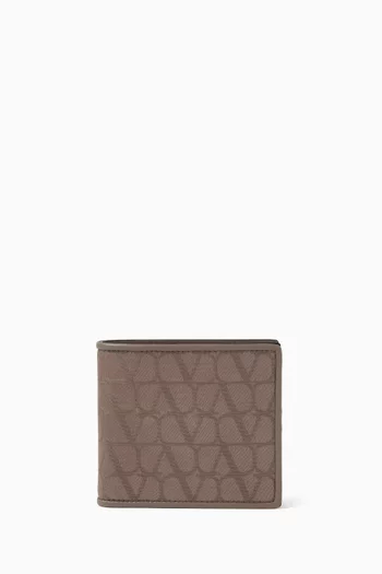 Valentino Garavani Wallet in Toile Iconographe Technical Fabric