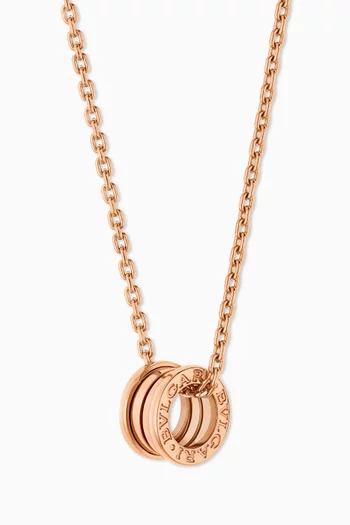 B.zero1 Pendant Necklace in 18kt Rose Gold