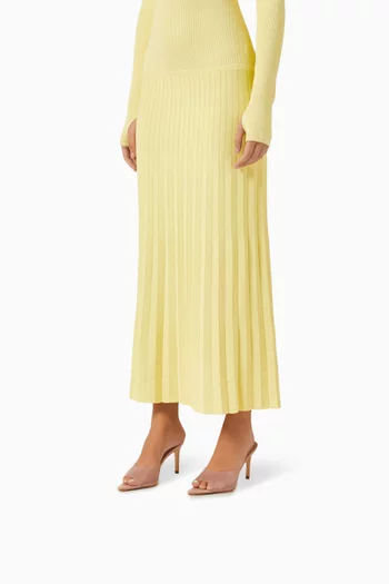 حذاء مفتوح بيلا بكعب 80 مم جلد لامع وكلوريد متعدد الفينيل