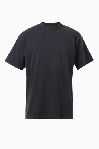 Unisex Painted Logo Medium-fit T-shirt in Vintage-jersey