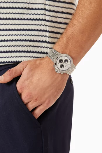 Saratoga Quartz Chronograph Watch, 40mm