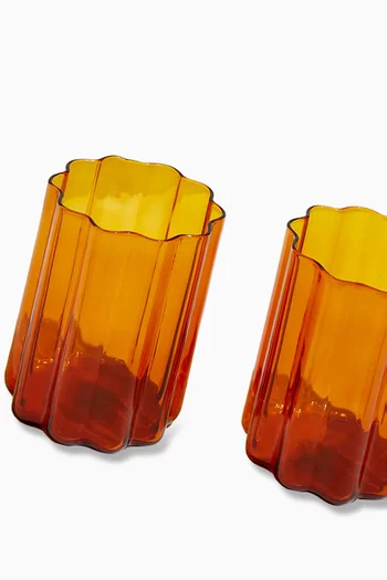 Wave Glass, Set of 2
