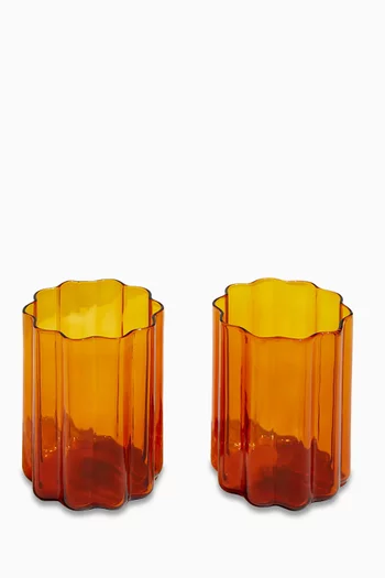 Wave Glass, Set of 2