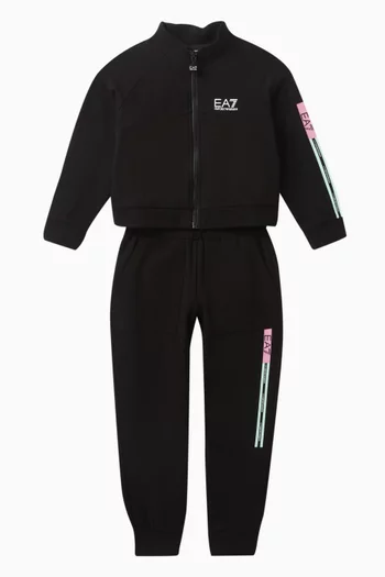 EA7 Logo Tracksuit in Cotton