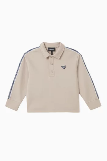 Eagle Logo Polo Shirt in Cotton