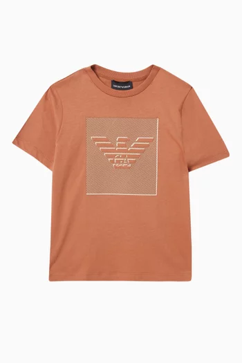 Eagle Logo-print T-shirt in Cotton-jersey