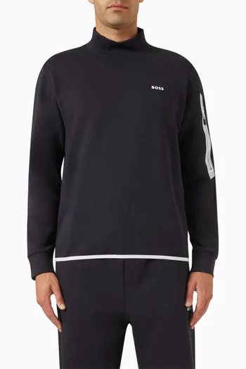 Salbock 1 HD Logo-print Sweatshirt in Cotton-blend