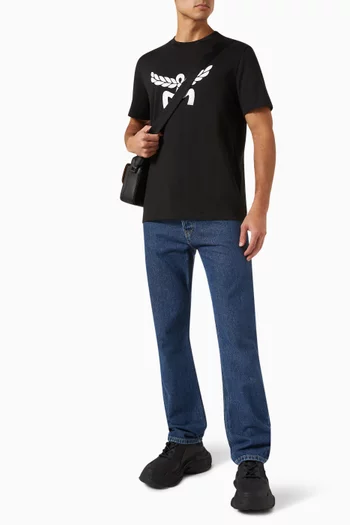 Logo T-shirt in Organic Cotton-jersey