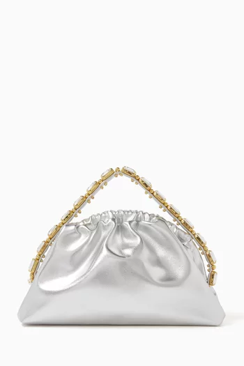 Clochette Romeo Bag in Leatherette & Crystals