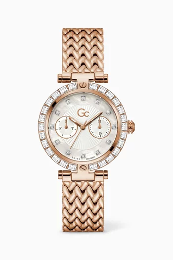 Vogue Quartz Stainless Steel Watch, 36.5mm