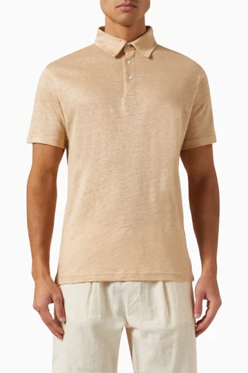 تي شيرت بولو كتان