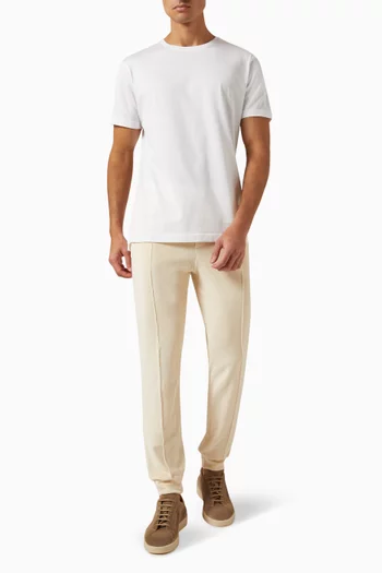 Towelling Leisure Sweatpants in Cotton-terry
