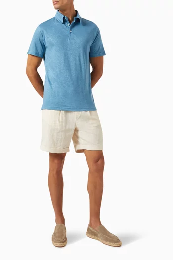 Polo Shirt in Linen
