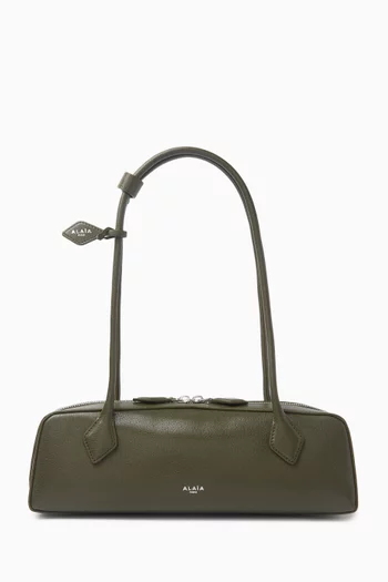 Le Teckel Medium Shoulder Bag in Shiny Goatskin