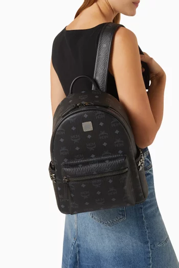 Stark Side Studs Small Backpack in Visetos