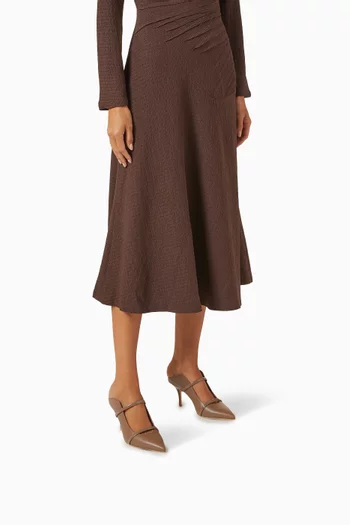 Maureen 70 Mules in Nappa Leather