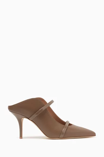 Maureen 70 Mules in Nappa Leather