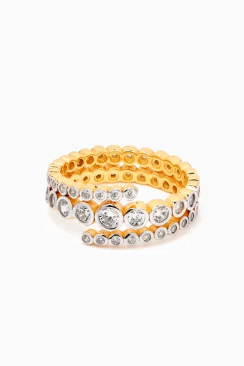 Will Do Ring in 24kt Gold-plated Sterling Silver