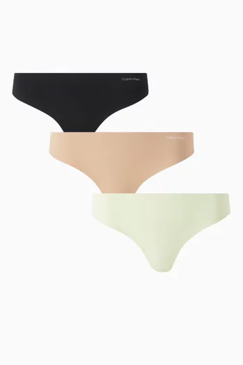 Invisibles Thongs in Microfiber, Set of 3