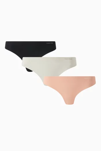 Invisibles Thongs in Microfiber, Set of 3