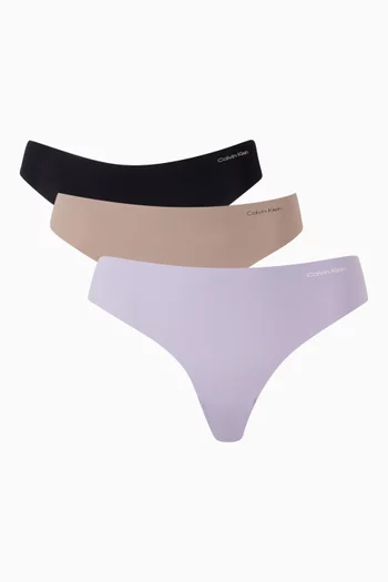 Invisibles Thongs in Microfiber, Set of 3